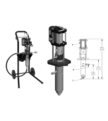 Помпа високо налягане Binks MXL 12/05 (5:1)