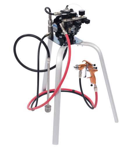 Binks DX70 Помпа ниско налягане с пистолет DeVilbiss Advance HD