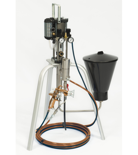 Помпа високо налягане Binks MXL 4/32 (32:1) с пистолет Air Assisted Airless AA4400