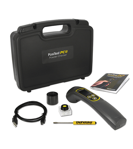 DeFelsko PosiTest Powder Checker уред за измерване на дебелината преди изпичане