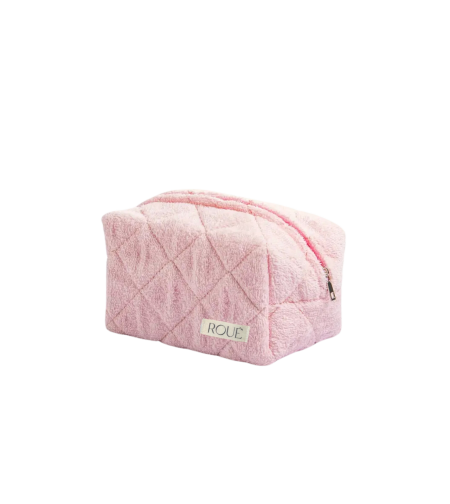 SMALL PEACH FUZZ TOWEL TOILETRY BAG