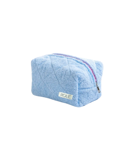 SMALL AQUA BREEZE TOWEL TOILETRY BAG