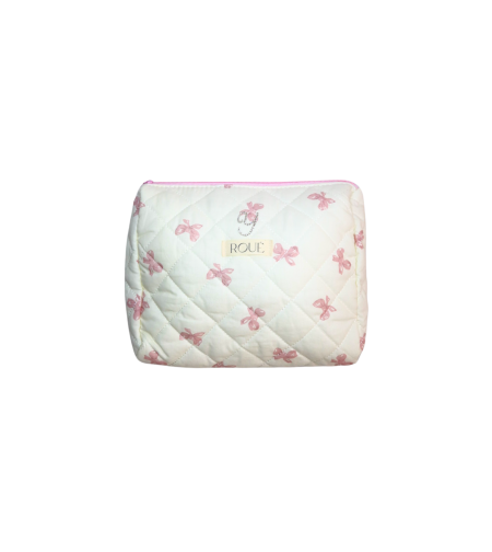 CUSTOM LARGE POCHETTE DE RUBAN TOILETRY BAG