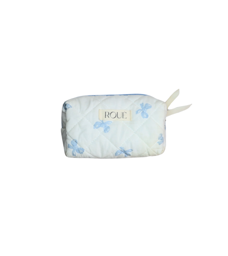 CUSTOM SMALL SOMETHING BLUE TOILETRY BAG