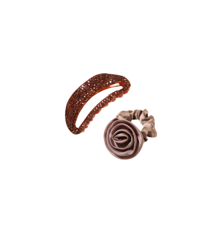 LIMITED CARAMEL LUMIÈRE CLIP & ROSETTE SET