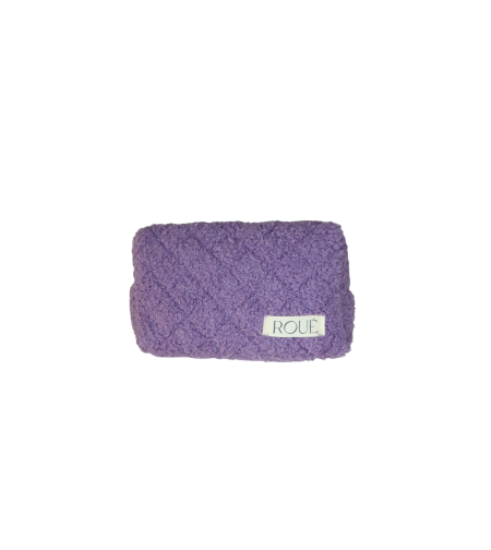 SMALL MISS LAVENDER TERRY TOILETRY BAG