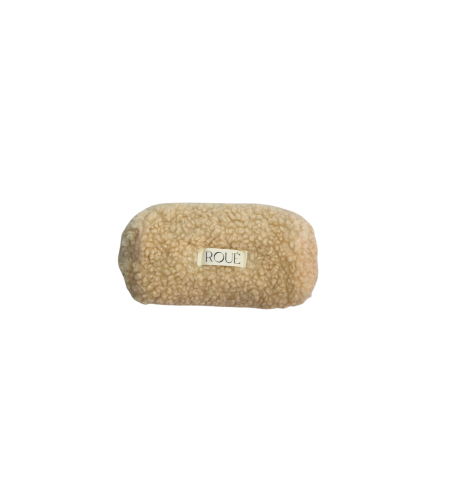 XSMALL LIGHT CUSTARD TEDDY TOILETRY BAG