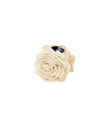 SMALL Rosette Clip in LA CRÈME