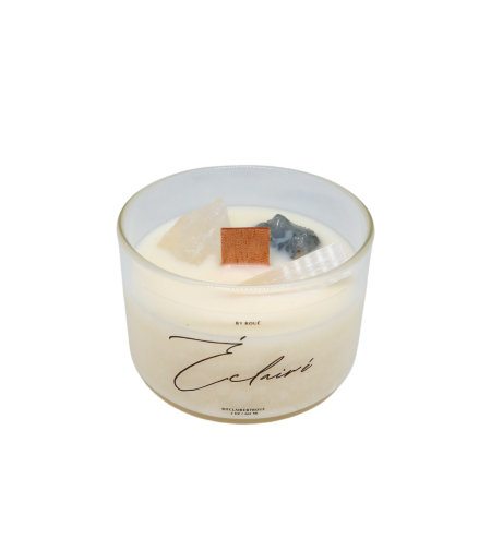 The CLARTÉ MYSTIQUÉ CRYSTAL candle