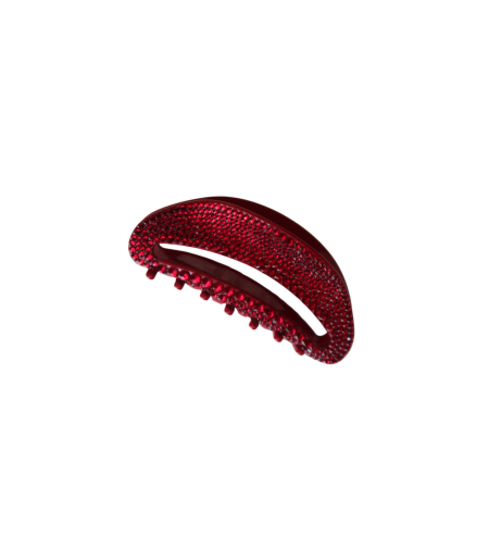 LIMITED CRYSTAL EMBELLISHED RUBY RED CLIP