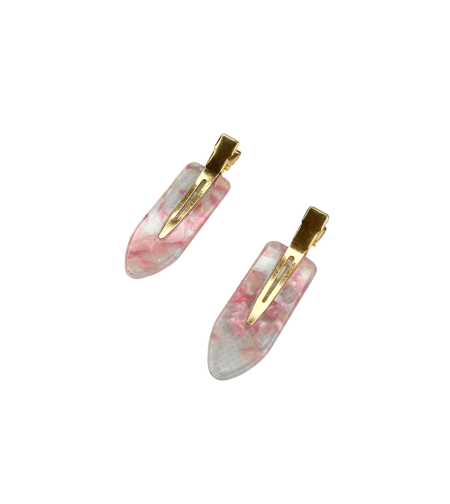 CUSTOM BOUTON DE ROSE HAIR PINS