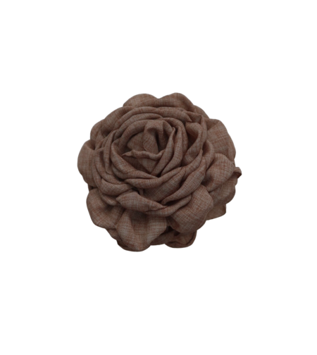 BIG Rosette Clip in MOCHA
