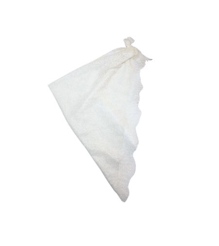 HANDMADE POINTE DE DENTELLE ROUÉ HEADSCARF