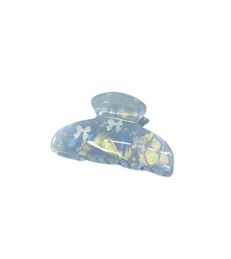 CUSTOM BIG GLAZED SOMETHING BLUE CLIP
