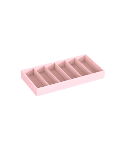 ROUÉ HAIR CLIPS VELVET VANITY TRAY in FROZEN YOGHURT