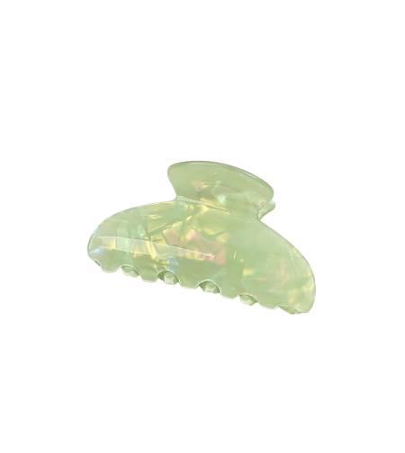 CUSTOM BIG GLAZED MINT MACAROON CLIP