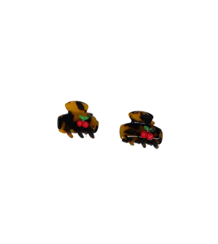 CUSTOM BABE MINI CLIP SET IN CHERRY BRÛLE