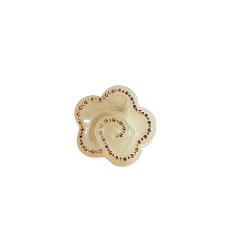 CUSTOM CRÉME ROSE CLIP