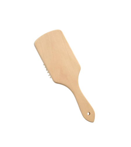 BIG CUSTOM CINNAMON HONEY HAIR BRUSH