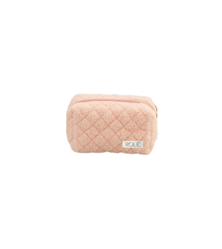 SMALL POWDER PUFF TERRY TOILETRY BAG