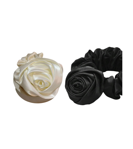 Rosette Scrunchies SET