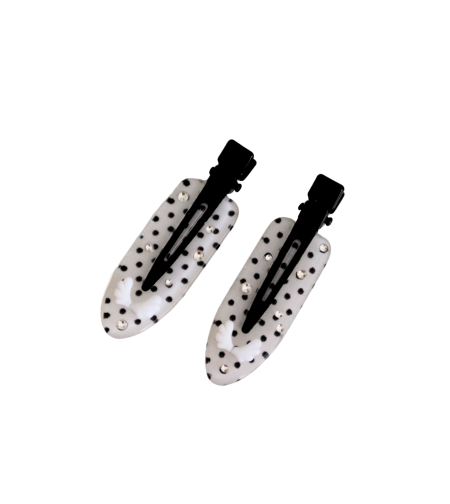 CUSTOM MOONLIGHT DOTS HAIR PINS