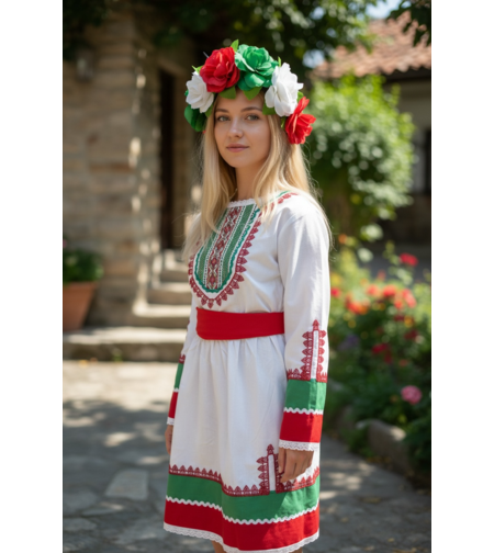 рокля с етно мотиви  27