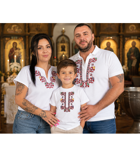Детска тениска с народна шевица „Закрила“
