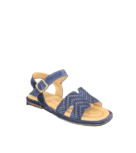 Women's sandals / genuine leather / 7296/blue