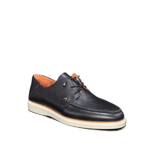 Men's moccasins/ loafers/ genuine leather/77-40/black