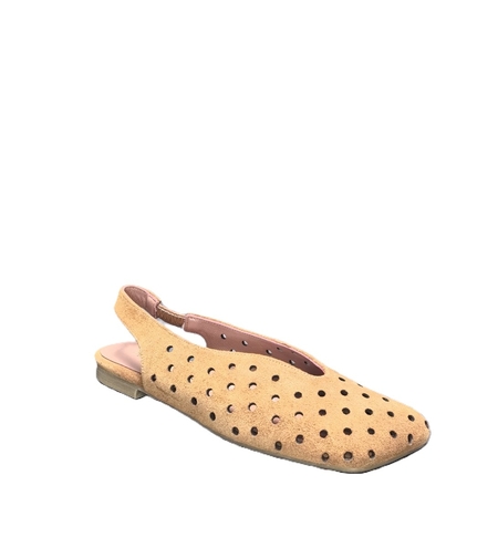 Women's moccasins/slippers/genuine leather/716-42/taba