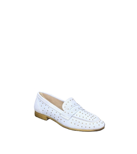 Дамски мокасини / лоуфъри /естествена кожа /78-67/бебешко синьо