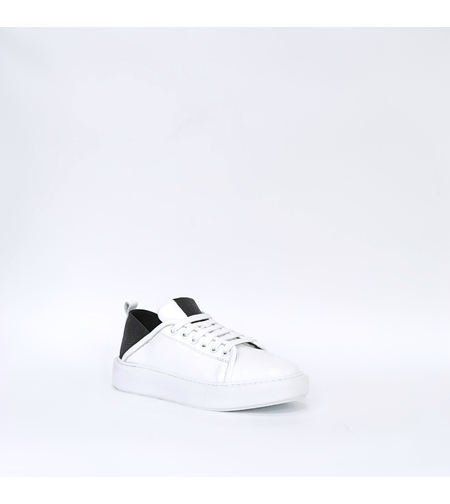 Дамски кец /естествена кожа /72100/ бяло