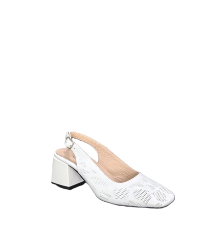 Women's elegant shoes/natural leather/75-14/white