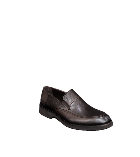 Мъжки мокасини / лоуфъри  / естествена кожа / 710-84/кафяво