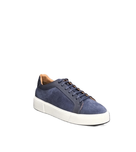 Men's sneakers / sneakers / genuine leather /76-75/blue