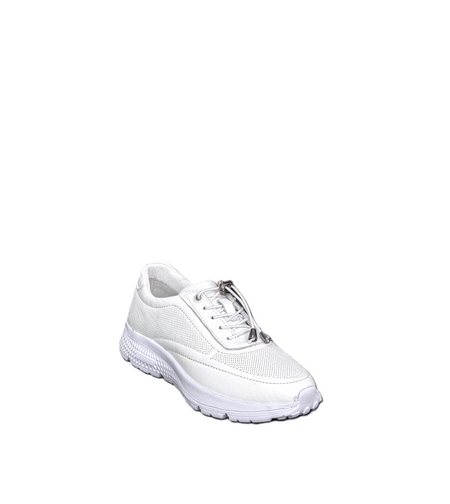 Дамски сникърс /естествена кожа /бяло /7803 / анатомична стелка