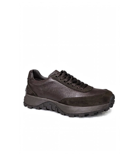 Men's sneakers / genuine leather / 750-02 / brown / anatomical insole