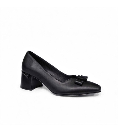 Women's elegant shoes/genuine leather/70-03/black