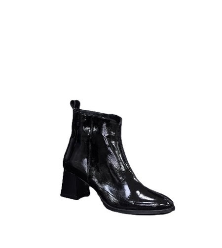 Дамски елегантни боти/ естествена  кожа / 74-15/черно