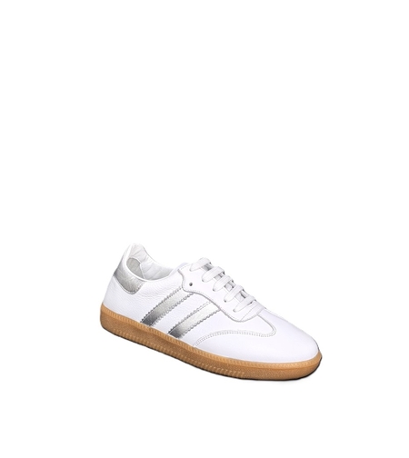 Дамски кец /естествена кожа /723-24/ бяло