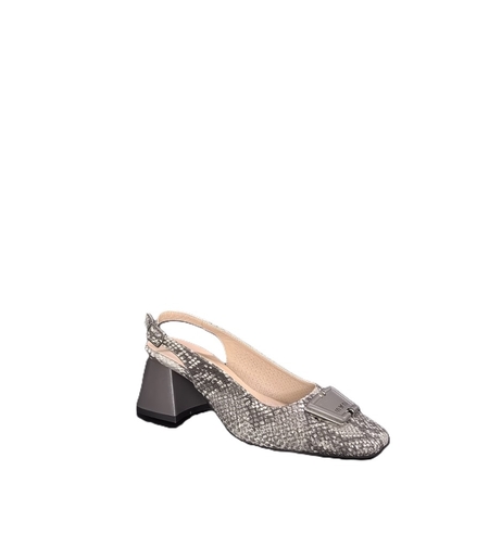 Ladies' elegant shoes / genuine leather /7165/brown/mink