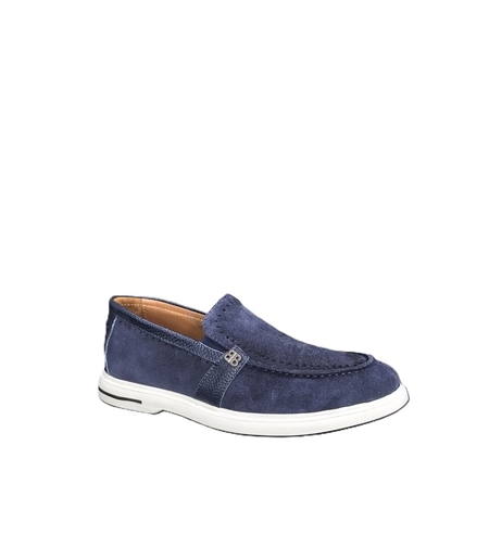 Men's moccasins/ loafers/ genuine leather/74-50/blue