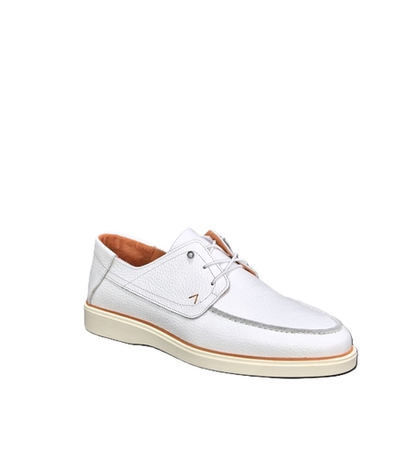 Men's moccasins/ loafers/ genuine leather/77-40/white