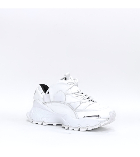 Дамски сникърс /естествена кожа /73367/бяло