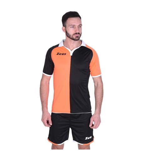 Футболен Екип ZEUS Kit Gryfon Arancio Fluo/Nero