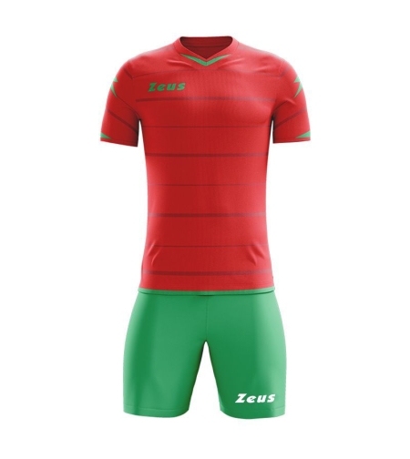 Детски Спортен Екип ZEUS Kit Omega Rosso/Verde
