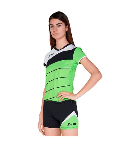 Дамски Волейболен Екип ZEUS Kit Lybra Donna Verde/Nero