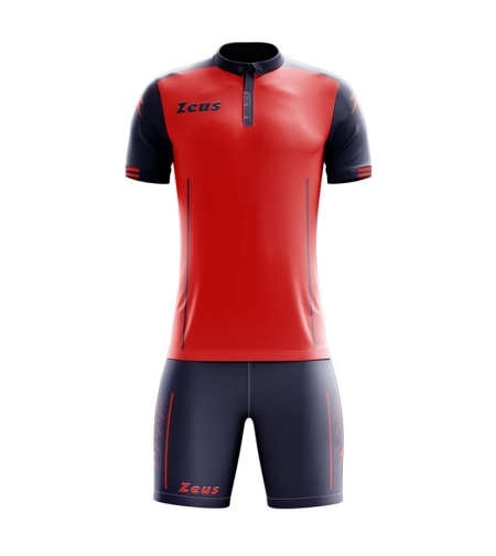 Детски Футболен Екип ZEUS Kit Aquarius Rosso/Blu