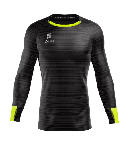 Мъжка Спортна Термо Блуза ZEUS Maglia Flexi Nero/Giallo Fluo